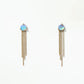 wwake / haze earrings - opal