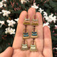 spaceship stud earrings