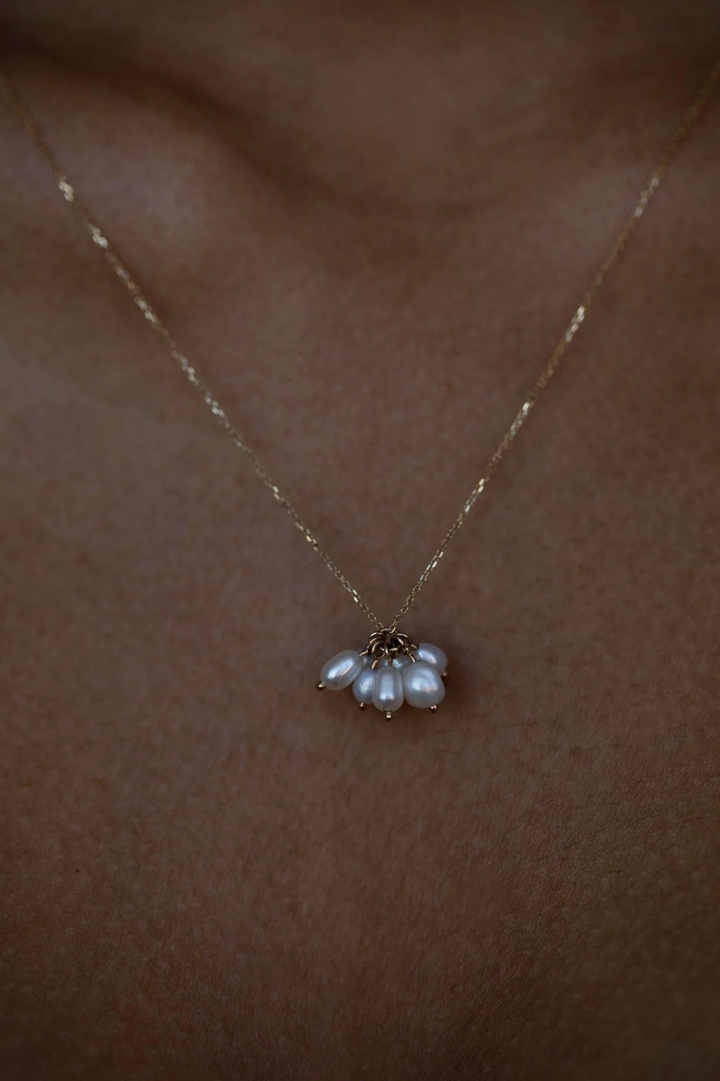 wwake / pearl cloudburst necklace