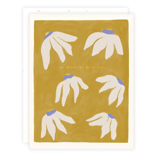 heart is with you card