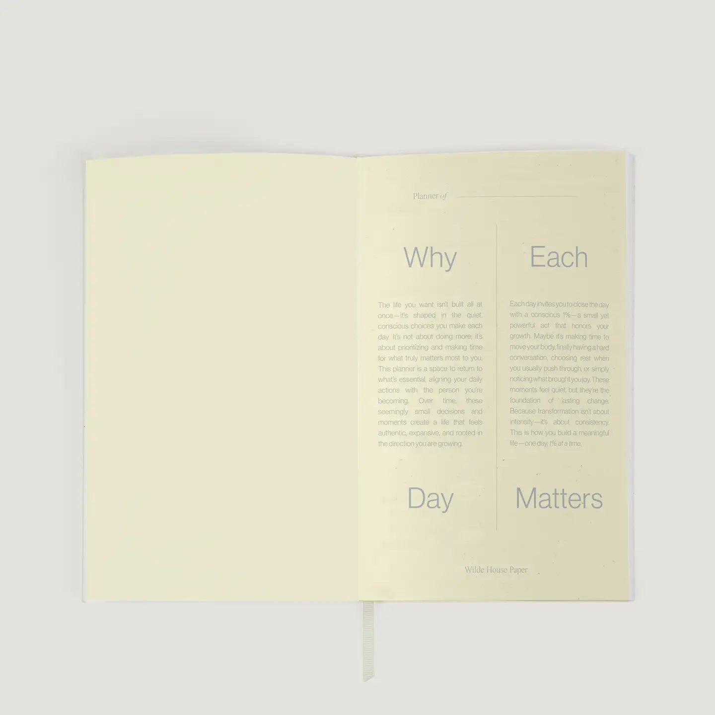 wilde house paper / day planner