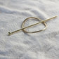 circle hair pin slide
