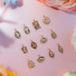 flower pendant charm - lily of the valley (may)