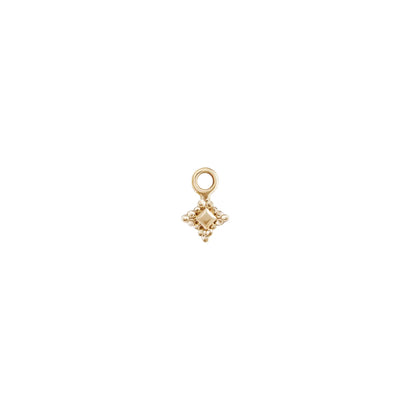 métier / gold dala plaque charm - single