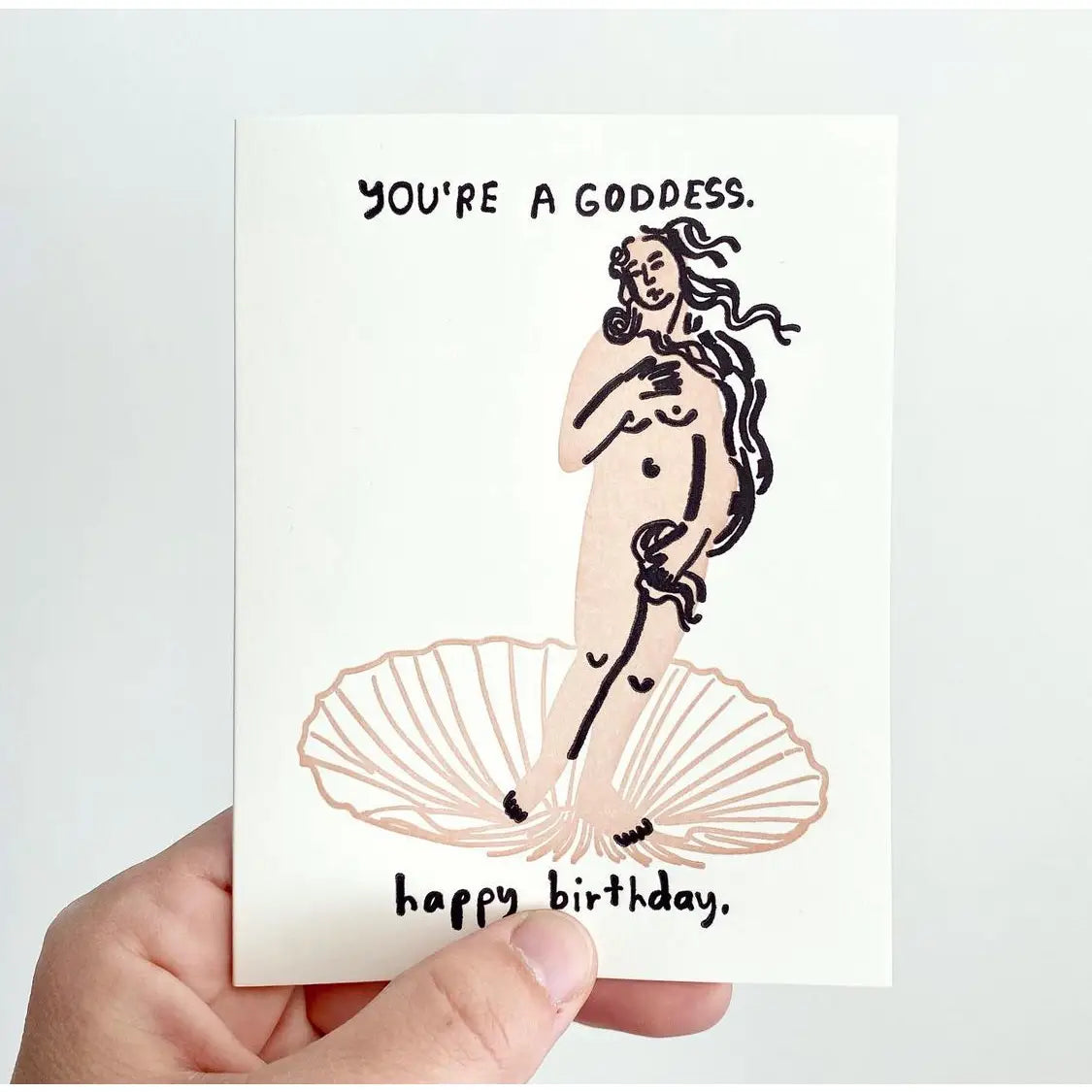 goddess birthday card