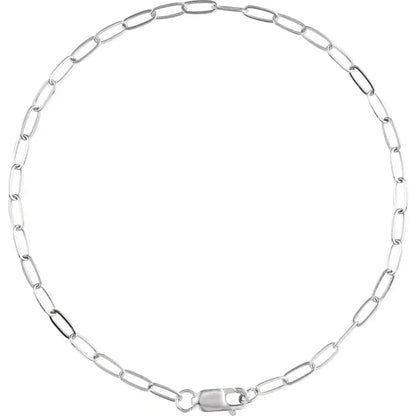 chain bracelet / paperclip - 2.1mm