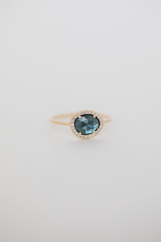 stella ring - blue tourmaline