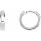 classic hinged huggie hoop earrings
