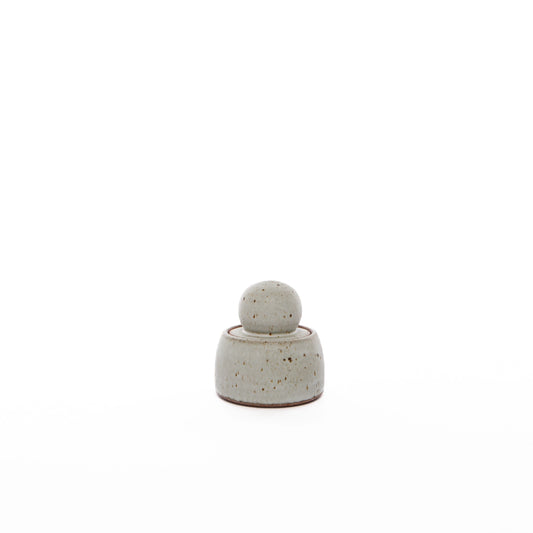 mh studio / stash jar - alabaster white