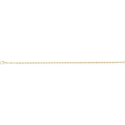 figure-eight chain bracelet - 2mm