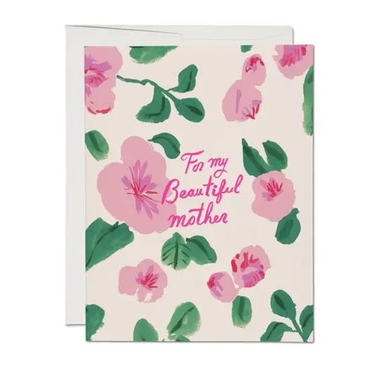 mother rose mother's day card