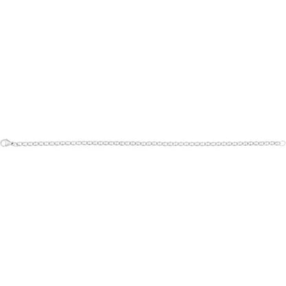 chain bracelet / anchor - 2.6mm