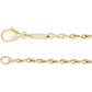 figure-eight chain bracelet - 2mm
