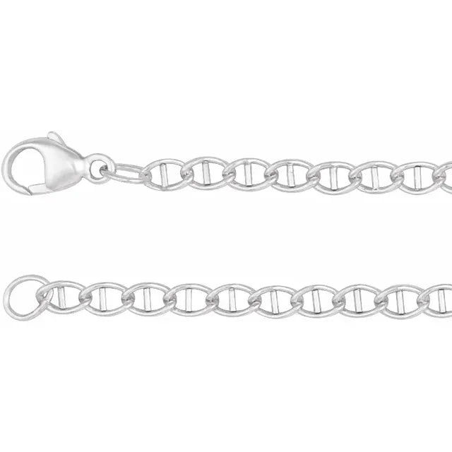 chain bracelet / anchor - 2.6mm