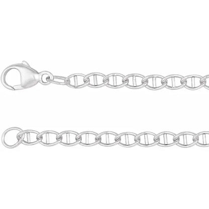 chain bracelet / anchor - 2.6mm