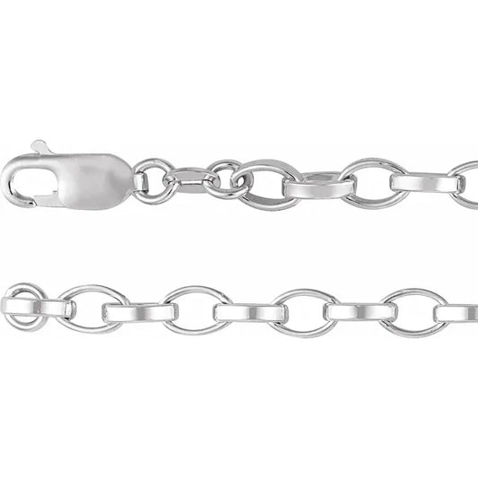 chain bracelet / rolo - 5mm