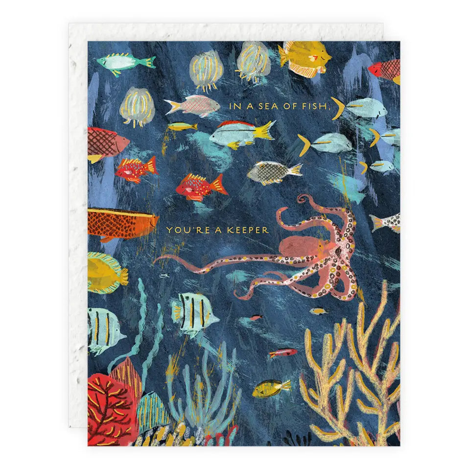 you're a keeper love card