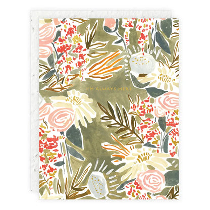 i'm always here sympathy card