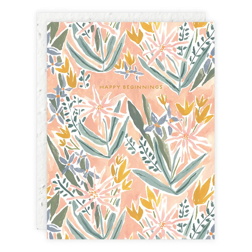 happy beginnings card