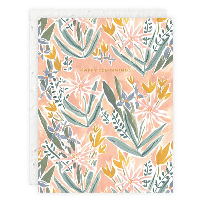 happy beginnings card