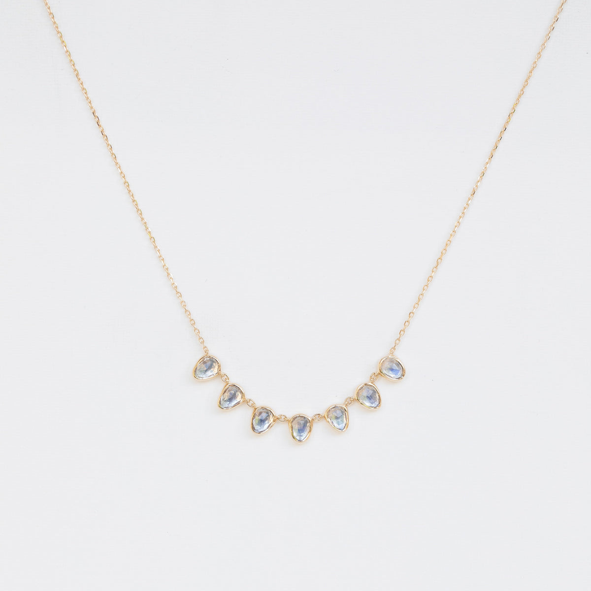 multi moonstone necklace