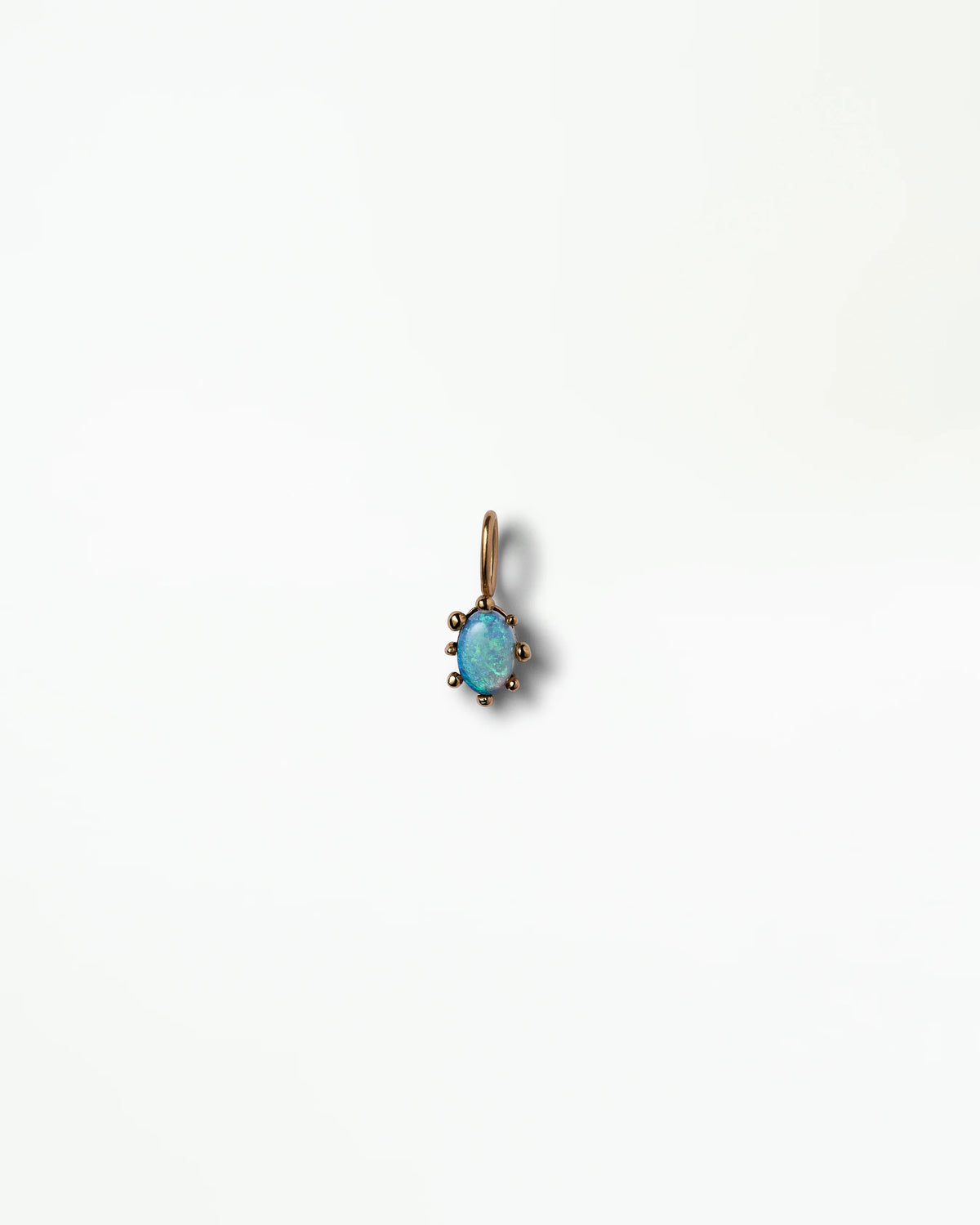 wwake / opal halo pendant charm