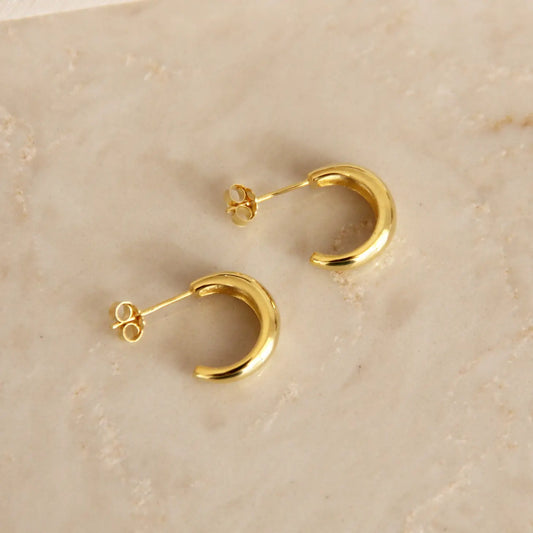 emery semi hoop earrings