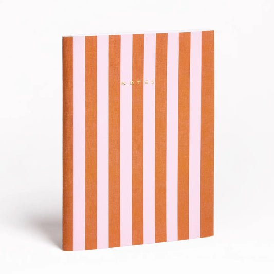 lined journal - sherbert stripe