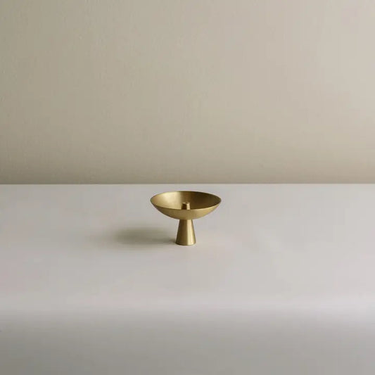 brass saucer incense holder