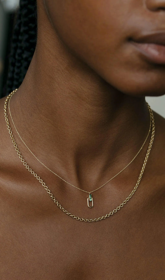 wwake / door knocker necklace