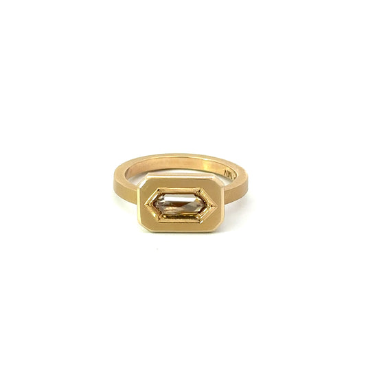 irene tableau ring - champagne diamond