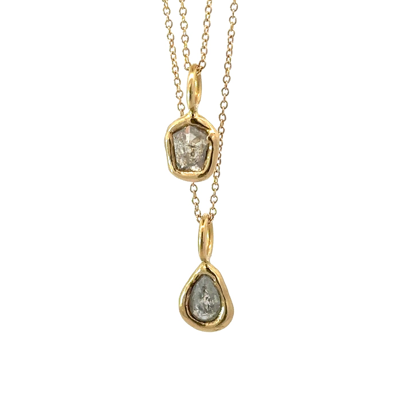portal rose-cut diamond necklace - no.2