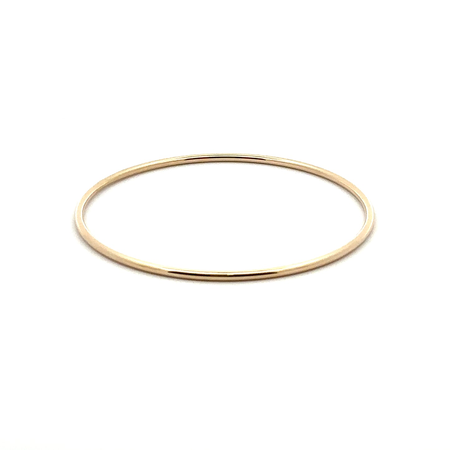 round bangle bracelet - 2mm