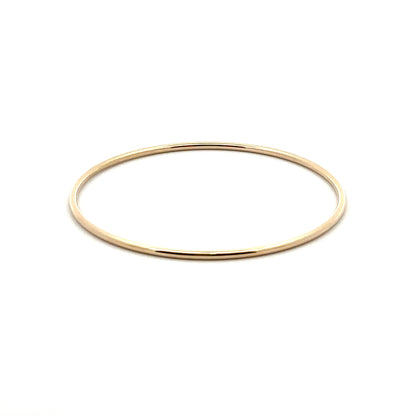 round bangle bracelet - 2mm