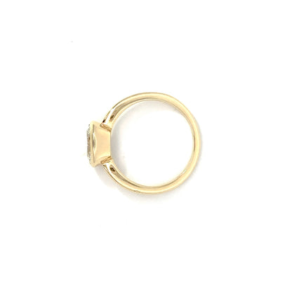 elara oval ring - grown diamond