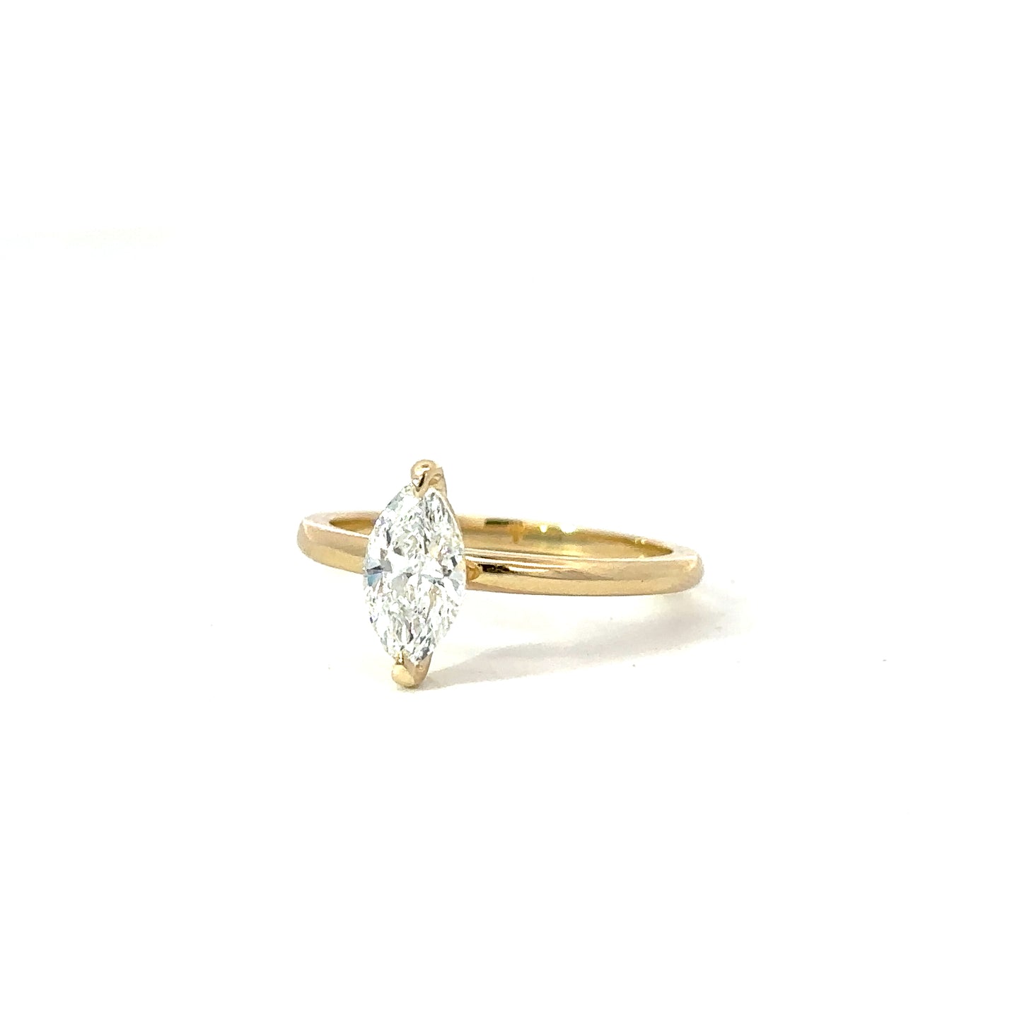 florence marquise solitaire ring - grown diamond