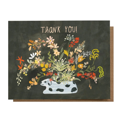 thank you dalmation card