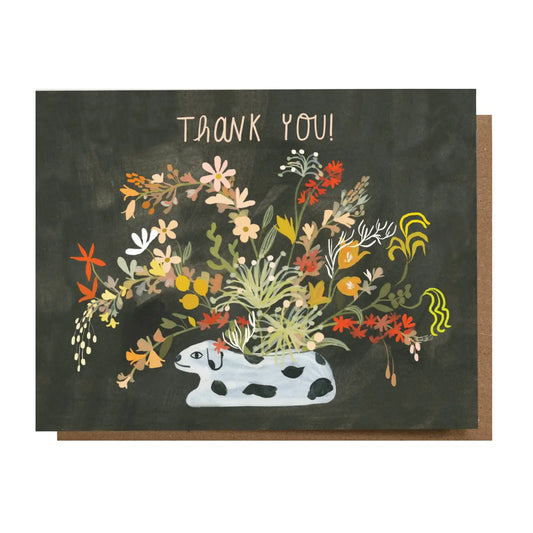 thank you dalmation card