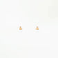 wwake / small disc stud earring - diamond - single