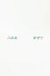 wwake / three-step stud earrings - opal + diamond