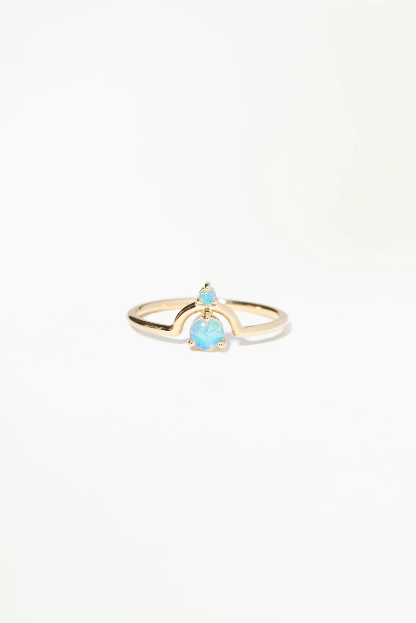 wwake / nestled opal ring