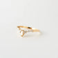 rylie ring band - natural diamond