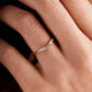 millie ring band - natural diamond