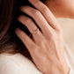 millie ring band - natural diamond
