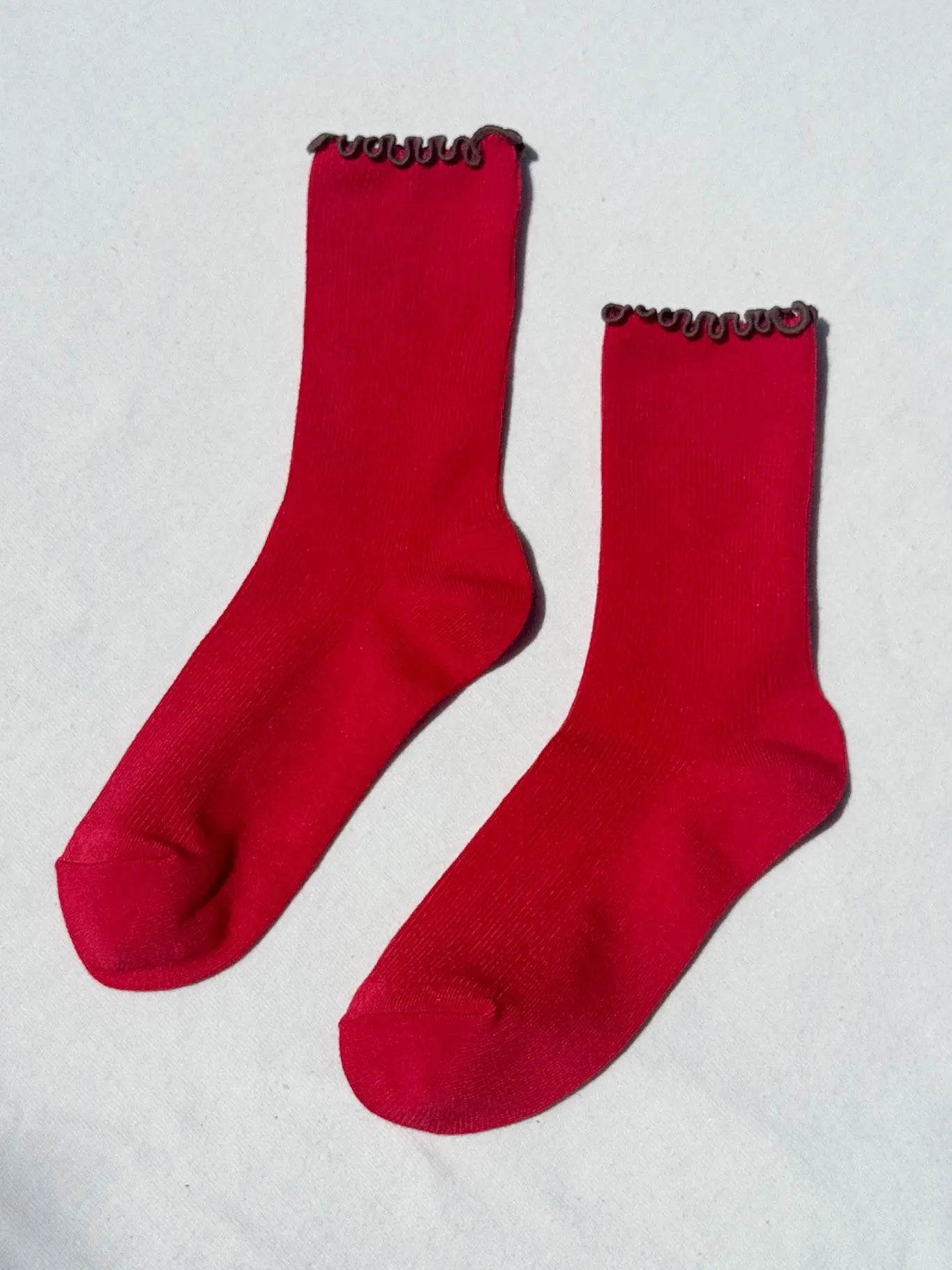 le bon shoppe / ruffled modal socks