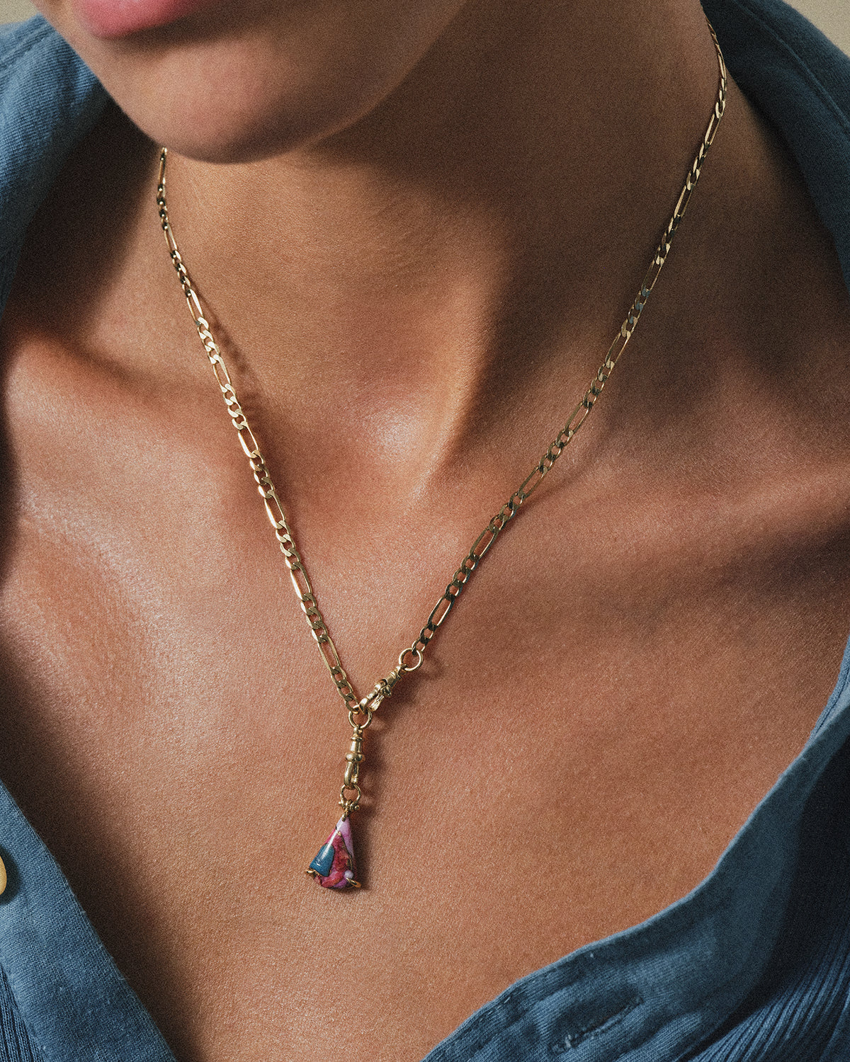 métier / london flats chain necklace