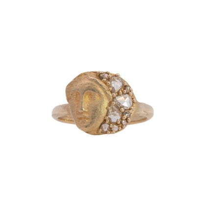 cluster sybil ring - natural diamond