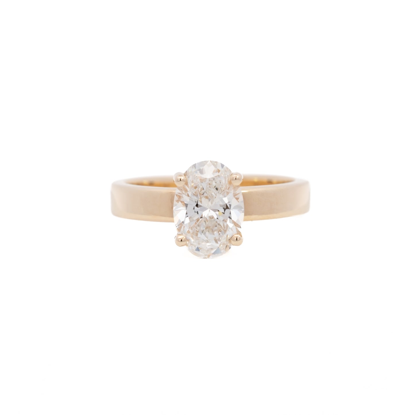 rhea ring - oval - grown diamond