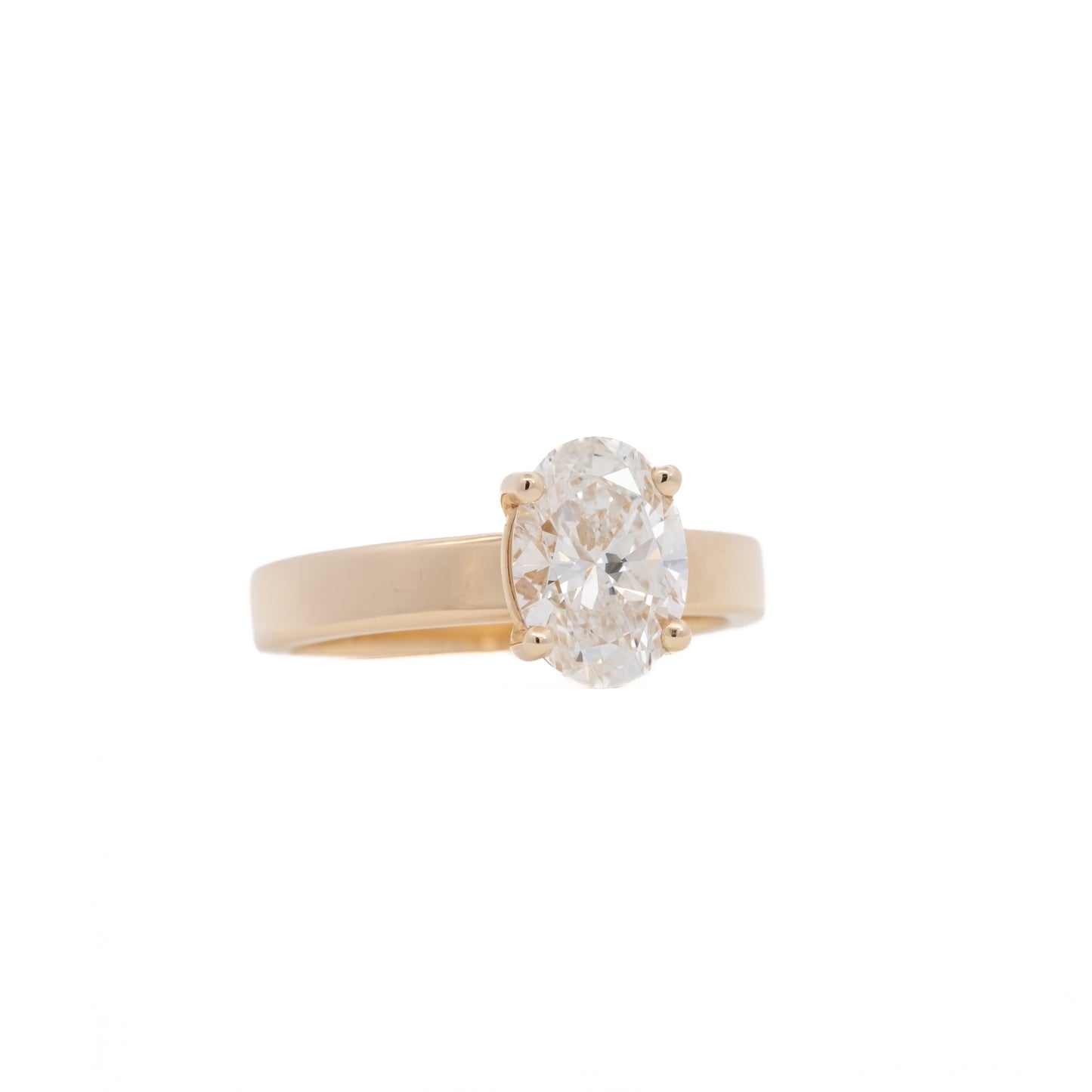 rhea ring - oval - grown diamond
