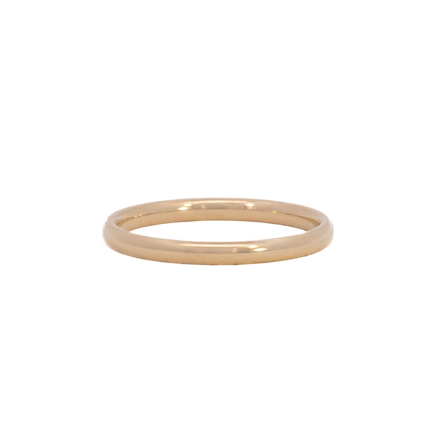 half-round comfort-fit band - 2mm